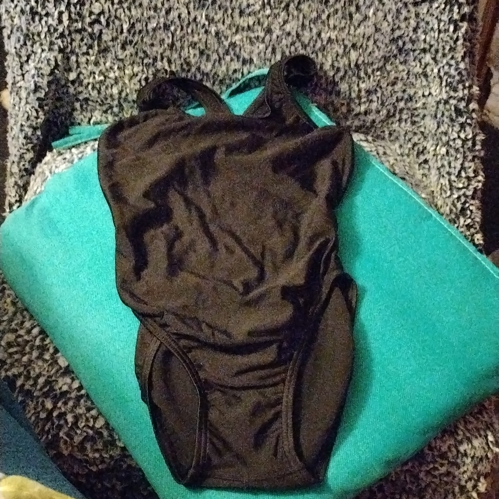 Blk Full Pc. Swim Suit